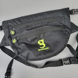 Geckobrands Waterproof Lightweight Black Dry Bag Waist Pack Roll-Top
